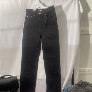 Levi's Men's Straight Black Jeans